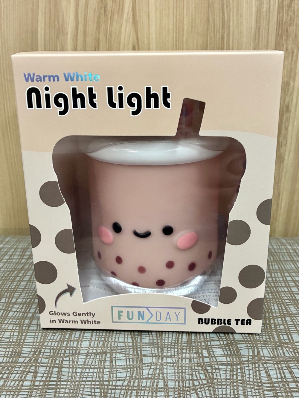NEW FUN DAY Bubble Tea Night light 4 x 4 x 5 inches